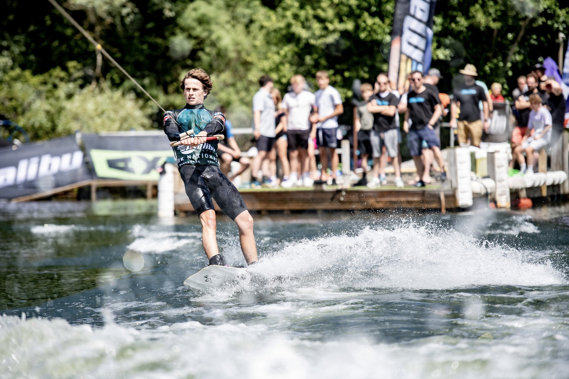 Olli Loder at the 2022 Malibu Boats UK Wakeboard And Wakesurf Nationals